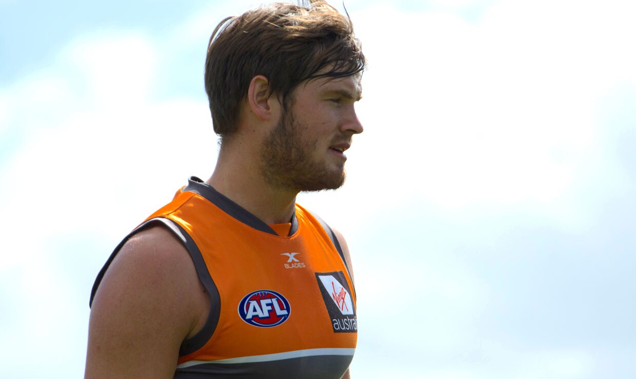 1604-NEAFL-report SLIDER.jpg Matt Flynn racked up 51 hit outs against Gold Coast Suns Reserves in the NEAFL match at Mackay on Saturday night. - NEAFL,GWS Giants